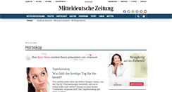 Desktop Screenshot of horoskop.mz-web.de